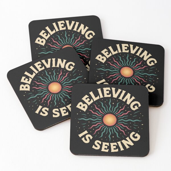 Item preview, Believing Is Seeing – Radiant Vintage Sunburst Spiritual Design designed and sold by LoveTeeDesigns.