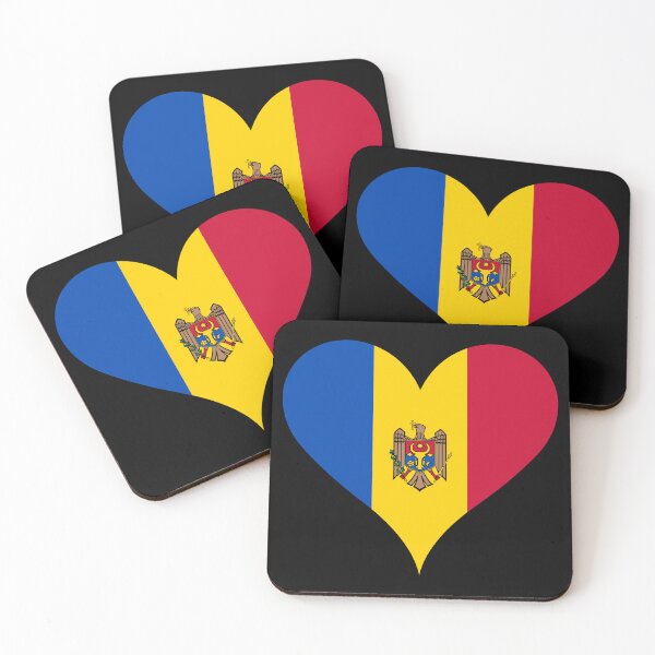 Item preview, Moldova Flag Heart designed and sold by NTGUILTY.