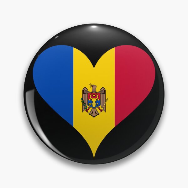 Item preview, Moldova Flag Heart designed and sold by NTGUILTY.
