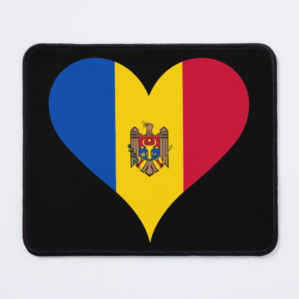 Item preview, Moldova Flag Heart designed and sold by NTGUILTY.