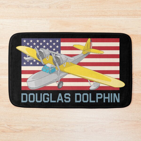 Item preview, Douglas Dolphin WW2 Flying Boat Diagram USA Flag designed and sold by MilitaryMart.