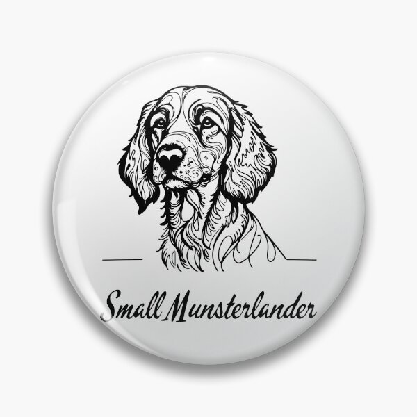 Item preview, Small Munsterlander Line Art – Elegant Dog Design designed and sold by AlmaMoArt.