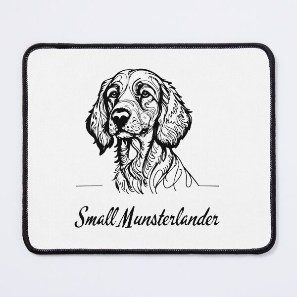 Item preview, Small Munsterlander Line Art – Elegant Dog Design designed and sold by AlmaMoArt.