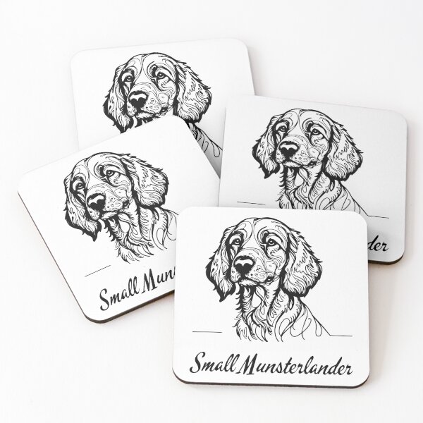 Item preview, Small Munsterlander Line Art – Elegant Dog Design designed and sold by AlmaMoArt.