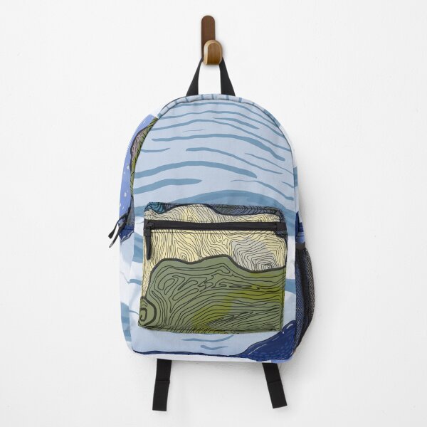 Item preview, Seashore and stone. Water and mountain cloud. designed and sold by tenkenryujin.