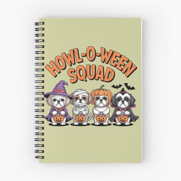 Item preview, Howl-O-Ween Shih Tzu Squad  Spooky Pup Pack designed and sold by martindesignden.
