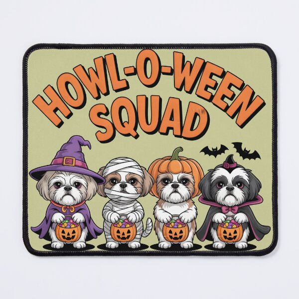 Item preview, Howl-O-Ween Shih Tzu Squad Spooky Pup Pack designed and sold by martindesignden.