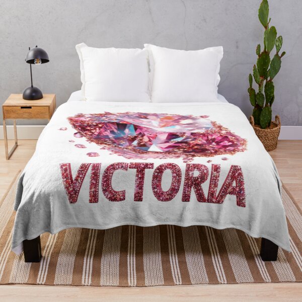Item preview, VICTORIA – Pink Diamond Name Art designed and sold by VisionaryVeils.