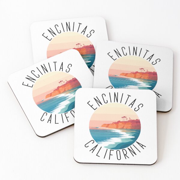 Item preview, Encinitas - California (with Black Lettering) designed and sold by VelvetRoom.
