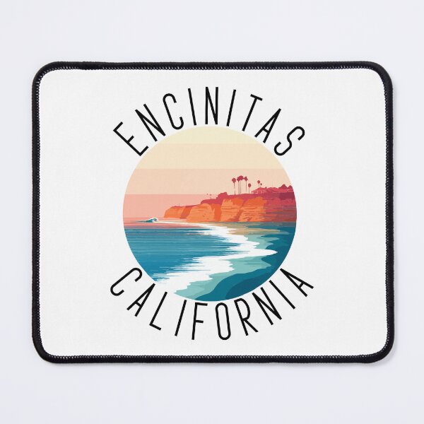 Item preview, Encinitas - California (with Black Lettering) designed and sold by VelvetRoom.