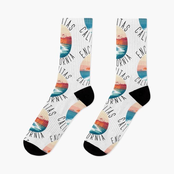 Item preview, Encinitas - California (with Black Lettering) designed and sold by VelvetRoom.