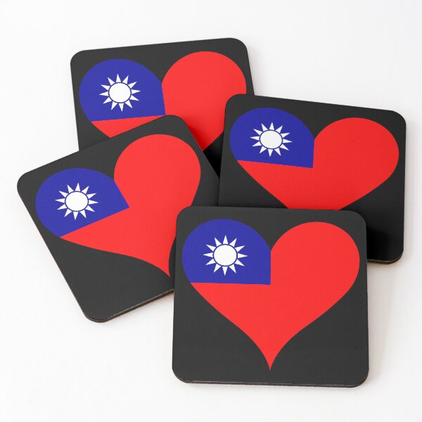 Item preview, Taiwan Flag Heart designed and sold by NTGUILTY.