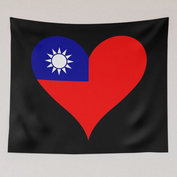 Item preview, Taiwan Flag Heart designed and sold by NTGUILTY.