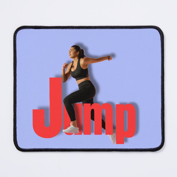 Item preview, 3D Jump Girl Silhouette – Motivational Street Style Design designed and sold by Mintiko2.