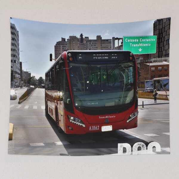 Item preview, Red Transmilenio Bogota Urban Transportation at Universidades Station designed and sold by BogBrand.