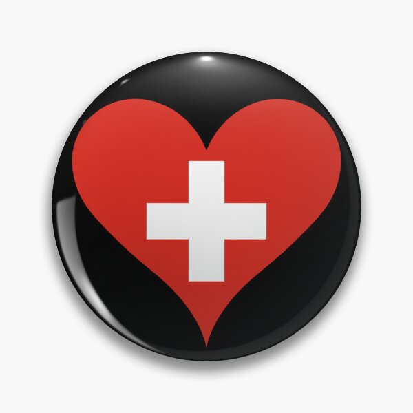 Item preview, Swiss Flag Heart designed and sold by NTGUILTY.