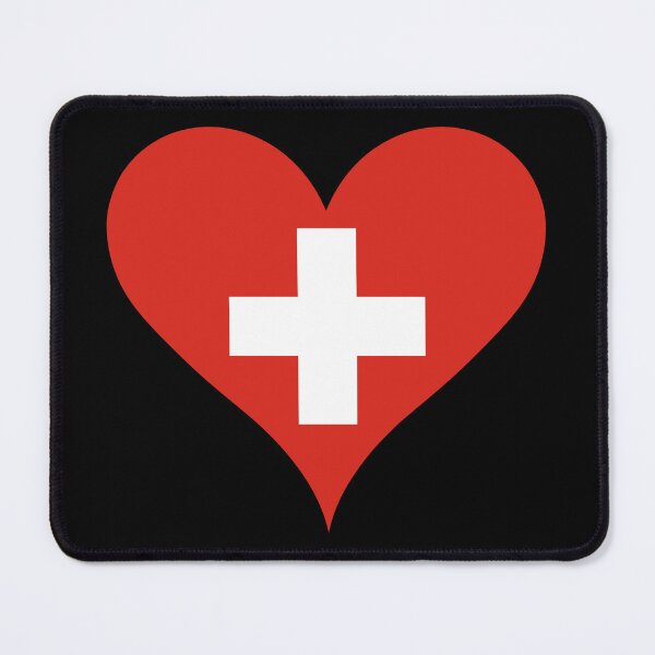Item preview, Swiss Flag Heart designed and sold by NTGUILTY.