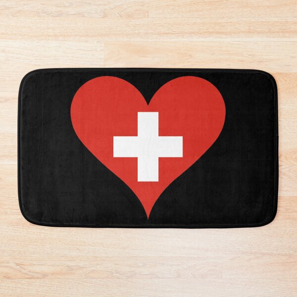 Item preview, Swiss Flag Heart designed and sold by NTGUILTY.
