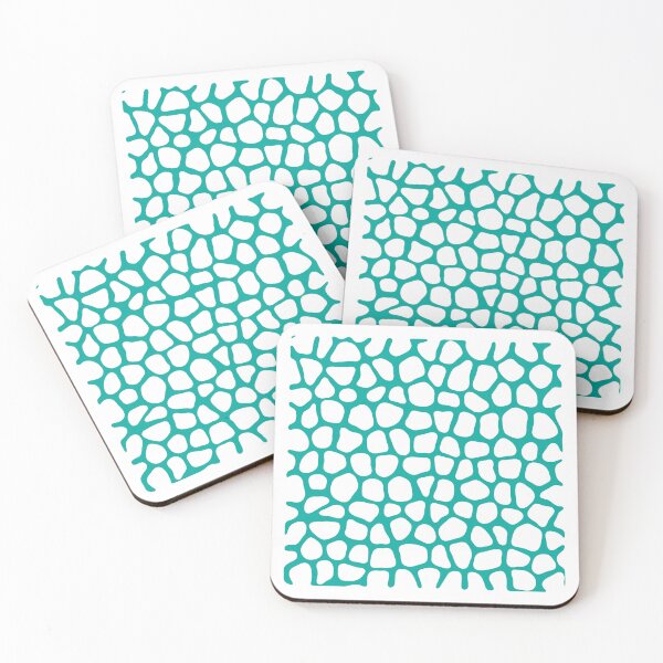 Item preview, Abstract Turing Pattern Giraffe Turquoise designed and sold by FunnyFeelingStudio.
