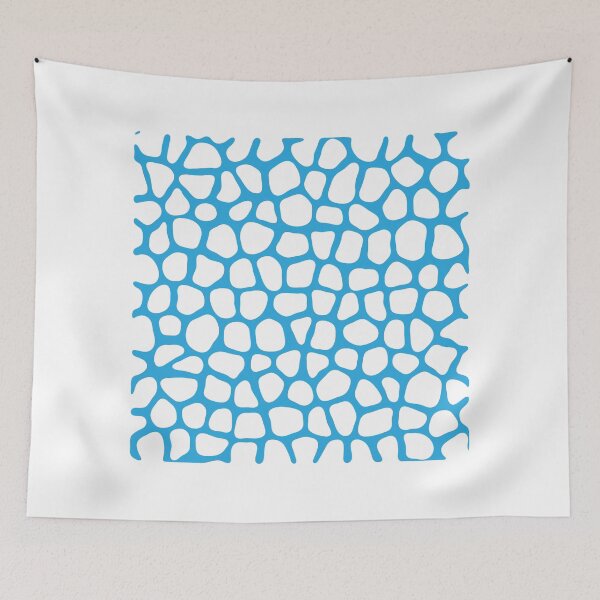 Item preview, Abstract Turing Pattern Giraffe Light Blue designed and sold by FunnyFeelingStudio.