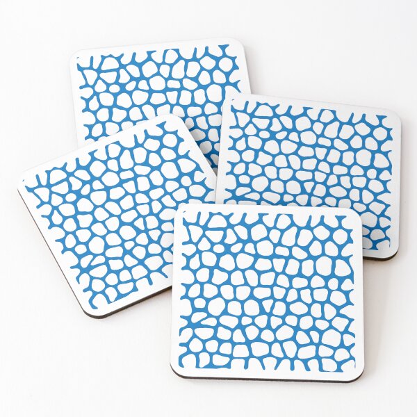 Item preview, Abstract Turing Pattern Giraffe Blue designed and sold by FunnyFeelingStudio.