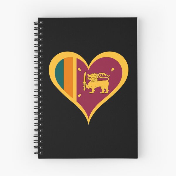 Item preview, Sri Lankan Flag Heart designed and sold by NTGUILTY.