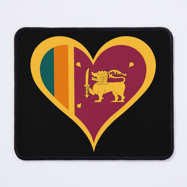 Item preview, Sri Lankan Flag Heart designed and sold by NTGUILTY.