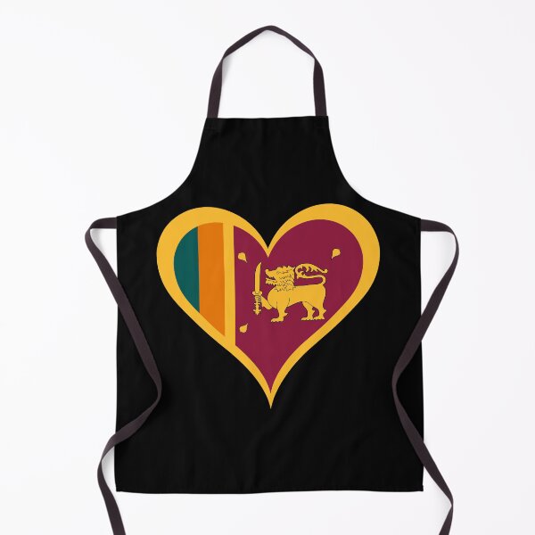 Item preview, Sri Lankan Flag Heart designed and sold by NTGUILTY.