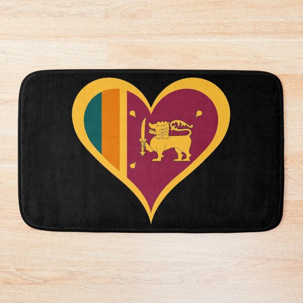 Item preview, Sri Lankan Flag Heart designed and sold by NTGUILTY.