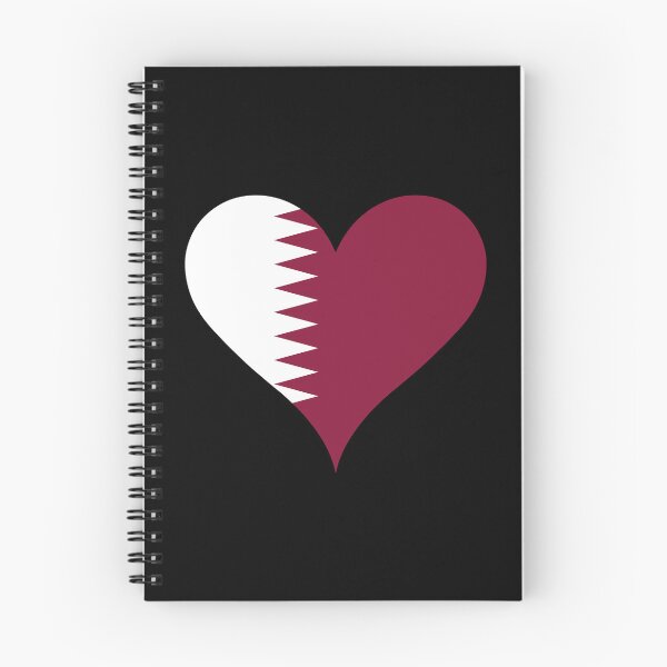 Item preview, Qatar Flag Heart designed and sold by NTGUILTY.