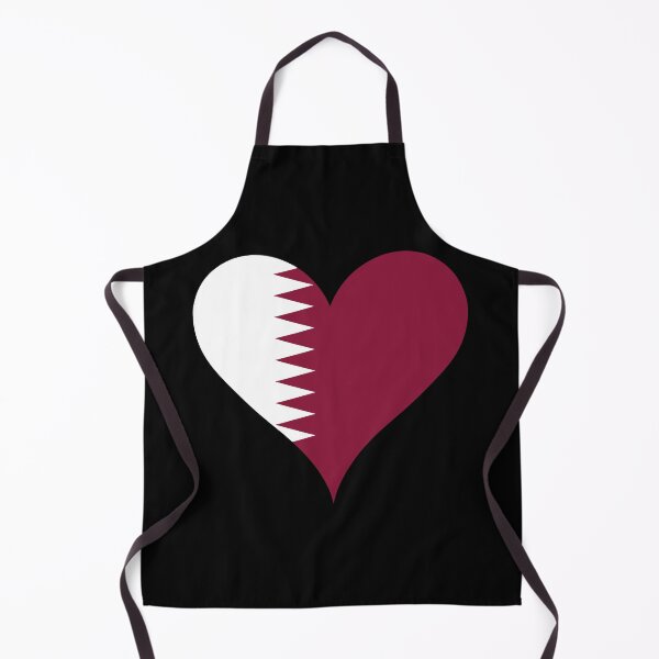 Item preview, Qatar Flag Heart designed and sold by NTGUILTY.