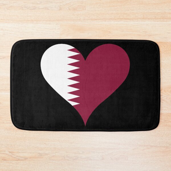 Item preview, Qatar Flag Heart designed and sold by NTGUILTY.