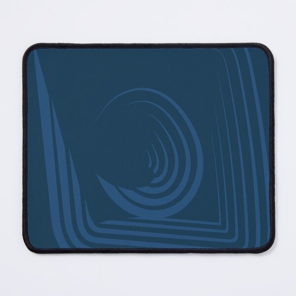 Item preview, Abstract composition in blue on a dark blue background designed and sold by ZorianArt.