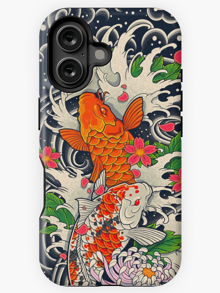 Thumbnail 1 of 4, iPhone Case, Koi Fish Pond designed and sold by Snapnfit.