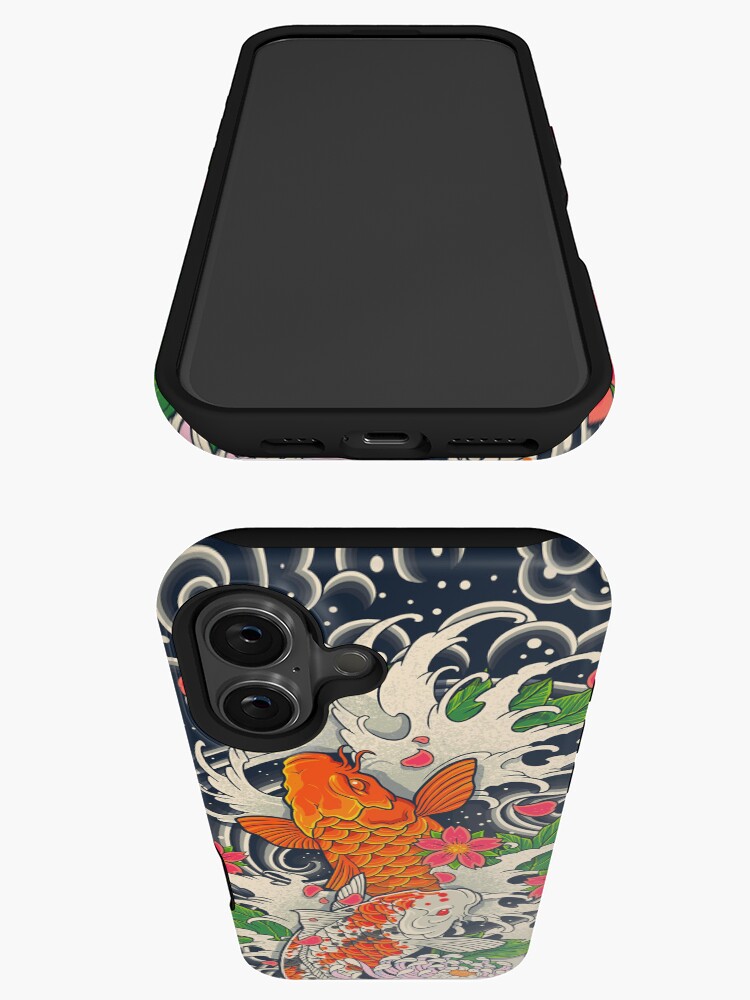 Thumbnail 3 of 4, iPhone Case, Koi Fish Pond designed and sold by Snapnfit.
