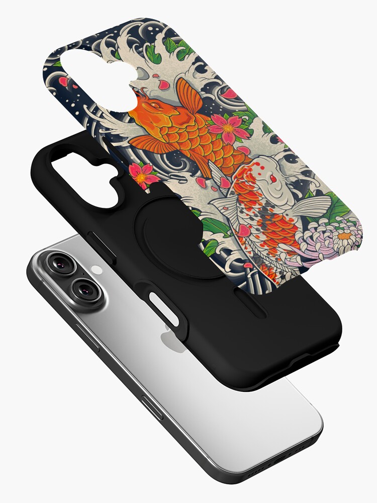 Thumbnail 2 of 4, iPhone Case, Koi Fish Pond designed and sold by Snapnfit.