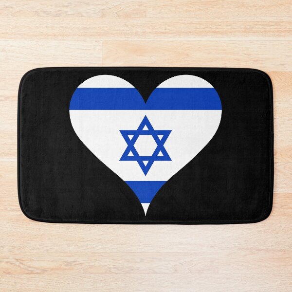 Item preview, Israel Flag Heart  designed and sold by NTGUILTY.