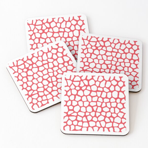 Item preview, Abstract Turing Pattern Giraffe Light Red designed and sold by FunnyFeelingStudio.