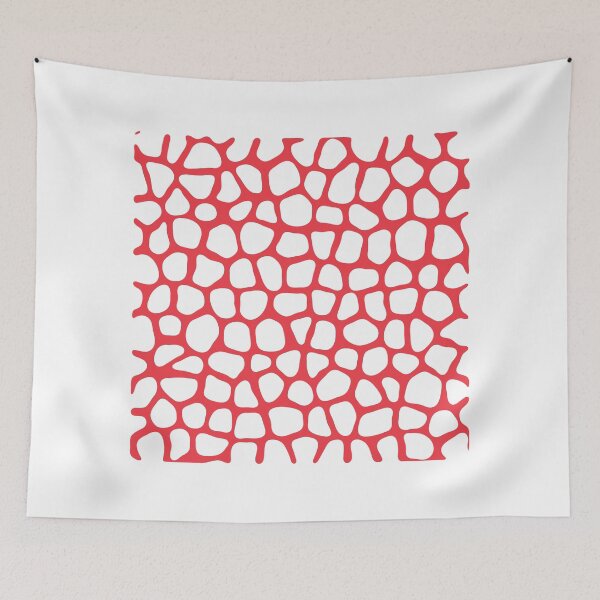 Item preview, Abstract Turing Pattern Giraffe Light Red designed and sold by FunnyFeelingStudio.