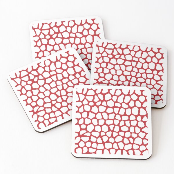 Item preview, Abstract Turing Pattern Giraffe Red designed and sold by FunnyFeelingStudio.