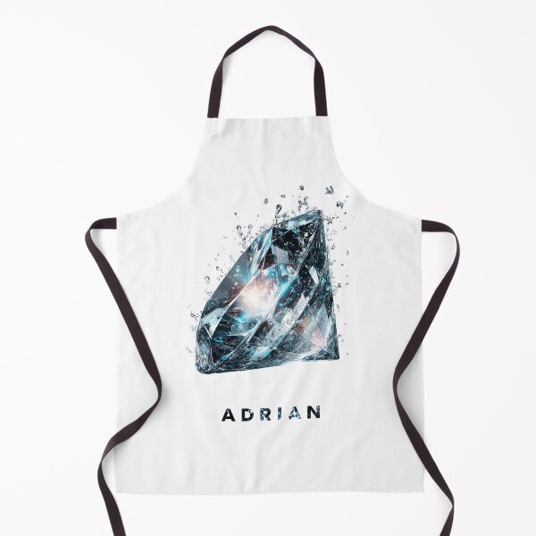 Item preview, ADRIAN – Crystal Diamond Splash Name Art designed and sold by VisionaryVeils.