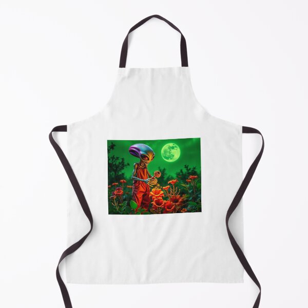 Item preview, Alien in a flower meadow designed and sold by Zazeyy.