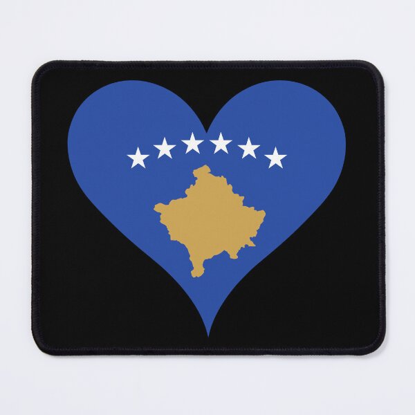 Item preview, Kosovo Flag Heart designed and sold by NTGUILTY.