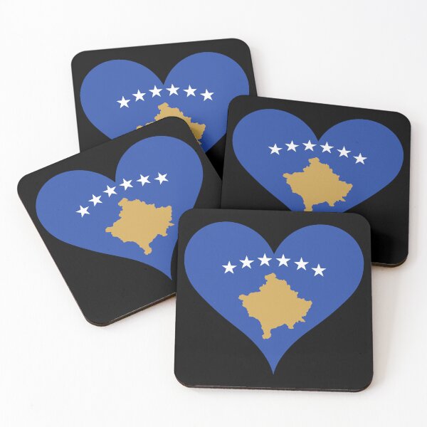 Item preview, Kosovo Flag Heart designed and sold by NTGUILTY.