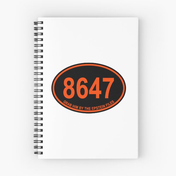 Item preview, 8647 - Grab Him By the Epstein Files (black and orange) designed and sold by Thelittlelord.