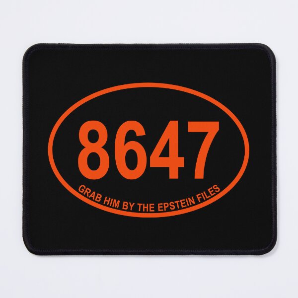 Item preview, 8647 - Grab Him By the Epstein Files (black and orange) designed and sold by Thelittlelord.