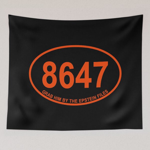 Artikelvorschau, 8647 - Grab Him By the Epstein Files (black and orange) entworfen und verkauft von Thelittlelord.