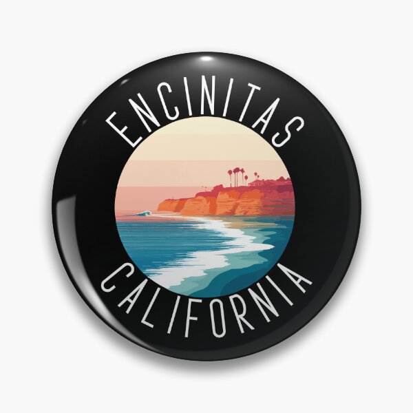 Item preview, Encinitas - California (with White Lettering) designed and sold by VelvetRoom.