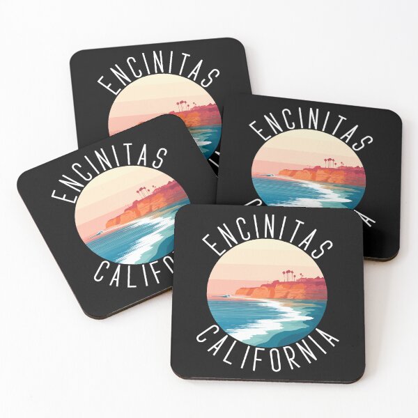 Item preview, Encinitas - California (with White Lettering) designed and sold by VelvetRoom.