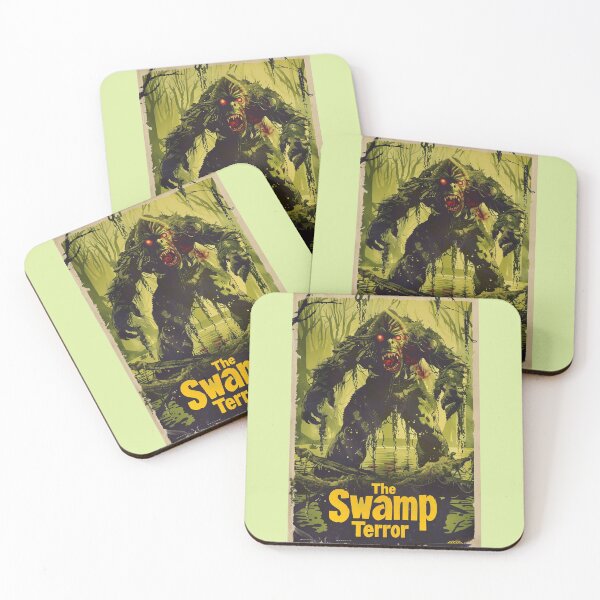 Item preview, The Swamp Terror – Vintage Horror Movie Poster designed and sold by ArgentoArt.
